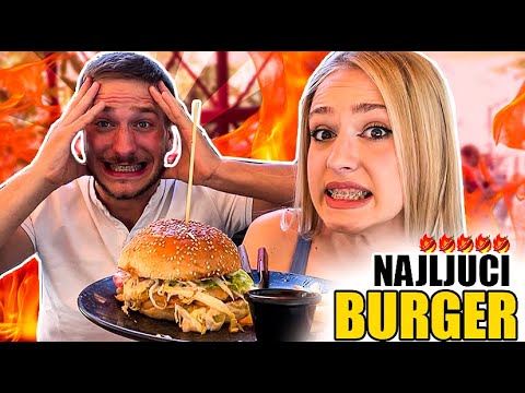 JEDEMO NAJLJUCI BURGER U SRBIJI!