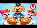 Sharing Is Caring Kids Learn How To Share Good Habits Police Cartoon Sheriff Labrador