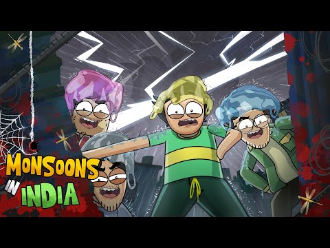 Monsoons In India | Creepy Friends Trip | HardToonz