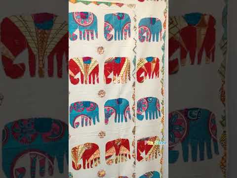 Elephant Patchwork Wall Hanging