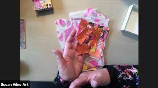 Zoom "Mini Art Retreat": Susan Hiles Presented "Decoupage Box"