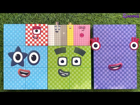 Looking for Numberblocks Puzzle Tetris NEW 100 600 Space ASMR - Numberblocks Satisfying Video #88