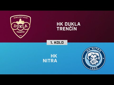 1. kolo: HK Dukla Trenčín – HK Nitra 2:7 (HIGHLIGHTY)