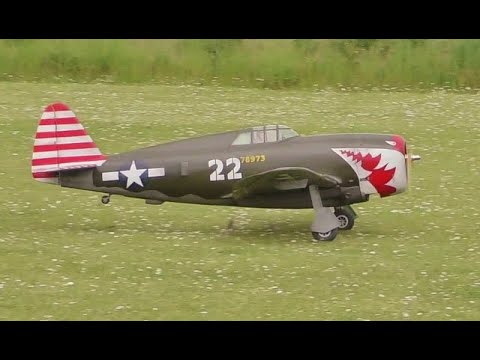 MEISTER P-47 THUNDERBOLT RC - SAITO 84cc 3 CYLINDER RADIAL PETROL - MARK AT NLMFC - 2021