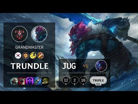 Trundle Jungle vs Rek'Sai - KR Grandmaster Patch 10.10
