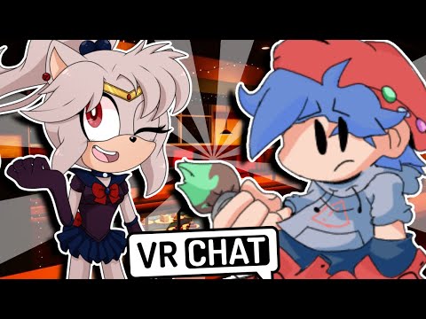 THAT IS NOT MY CHILD BUT...HE SEEMS NICE! Sailor Peace Meets Soft Boyfriend - VRChat