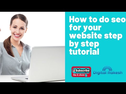 How to do seo for your website step by step tutorial