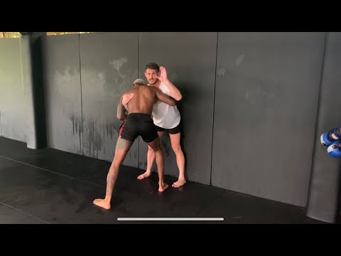 Wall wresting for MMA(basics) and how to get off the cage!