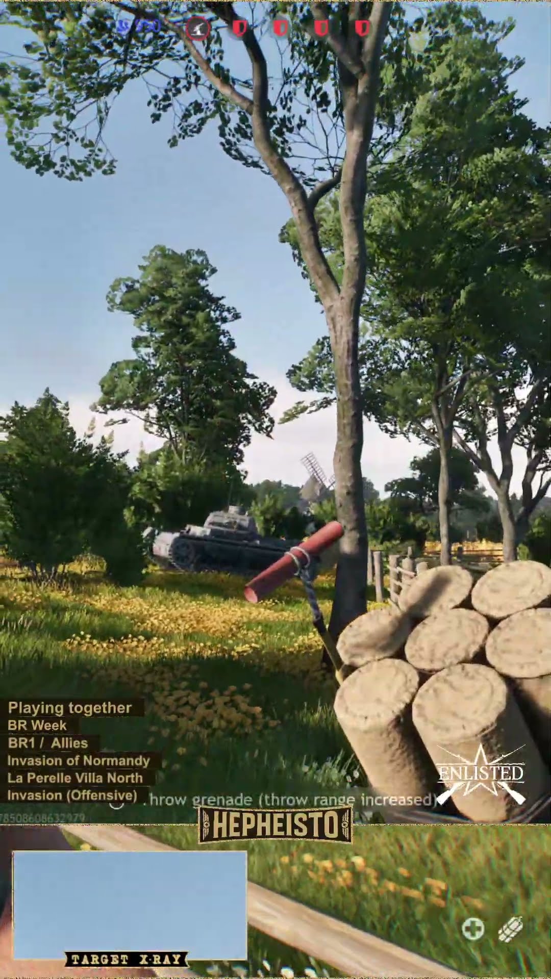 Anti Tank Gunner eliminates Panzer III B with Explosion Pack