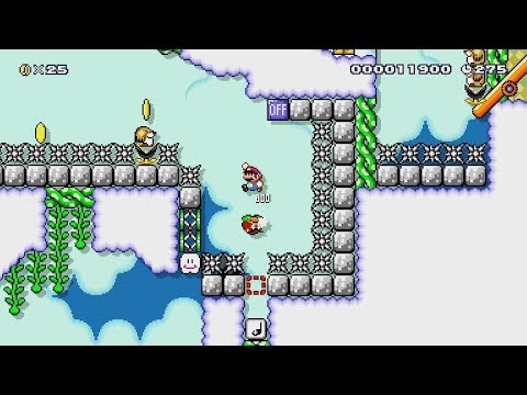 Serious Spring by Hampl - Super Mario Maker 2
