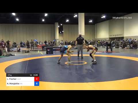 57 Kg Consolation Landen Fischer Unattached Vs Antonio Margiotta San Francisco Wrestling Club