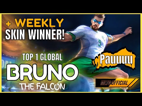 TOP 1 GLOBAL BRUNO BEST ITEM BUILD AND EMBLEM + WEEKLY EPIC SKIN WINNER | Pauu | MLBB
