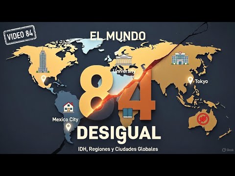 VIDEO 84: GEOGRAFÍA - EL MUNDO DESIGUAL: IDH, REGIONES Y CIUDADES GLOBALES | ECOEMS 2026 - Anime ECOEMS 2026