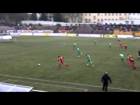 Skrót meczu Chojniczanka Chojnice - GKS Katowice (21 03 2015)