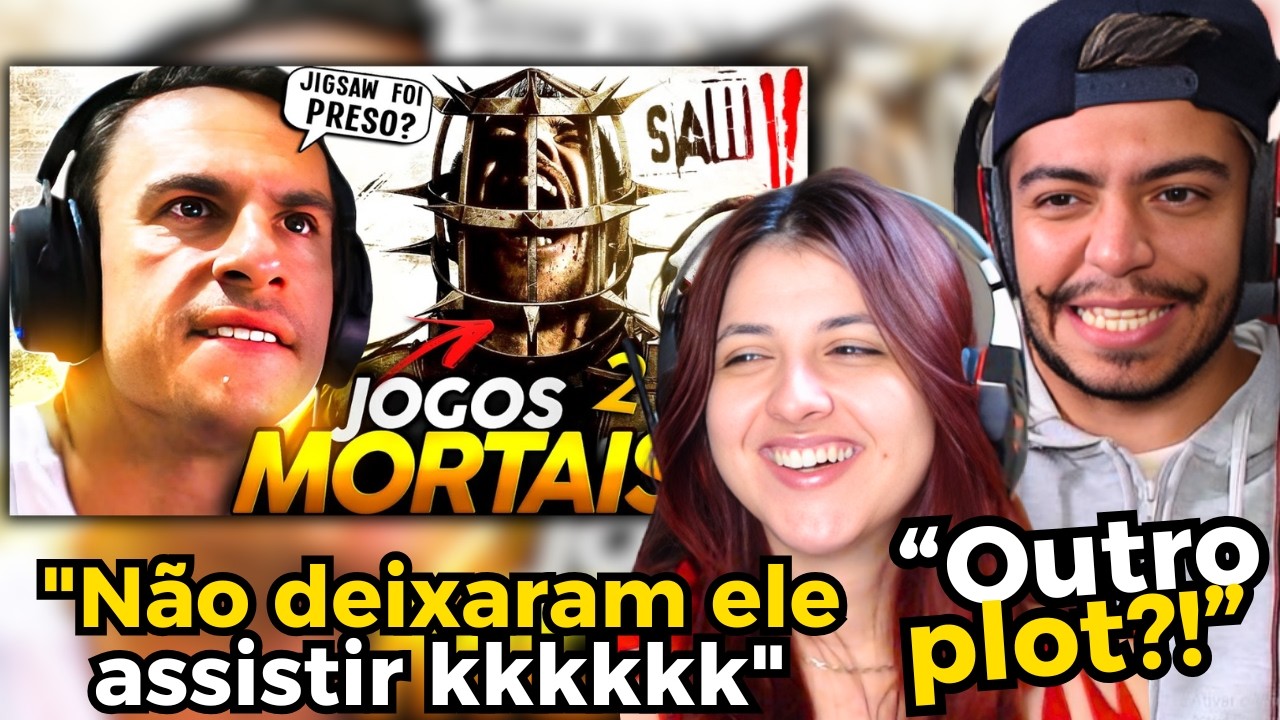 HYPE!!! SUPER XANDÃO ASSISTINDO JOGOS MORTAIS 2 | PRENDERAM O JIGSAW! | REACT