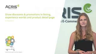 ACRIS Display Discounts & Promotions in Listings and Product Detail Pages