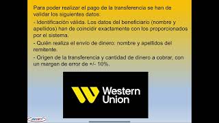 MODULE B 10.7.6.3 WESTERN UNION PAYMENT
