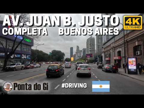 Así cambia Buenos Aires a lo largo de la Avenida Juan B. Justo #DRIVING 4K 2026 - ARGENTINA