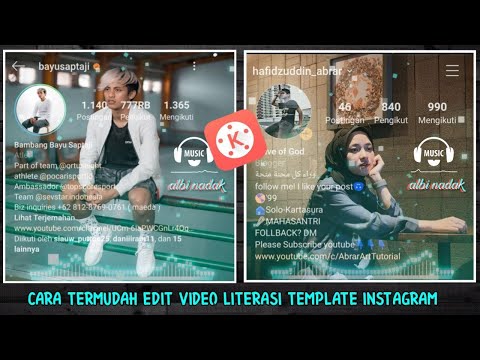 Cara Edit Video Literasi dengan Template Instagram untuk Pemula | Abrar Art