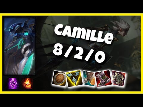 Camille vs Malphite TRIFORCE KOREAN Challenger TOP (8/2/0) - v10.24