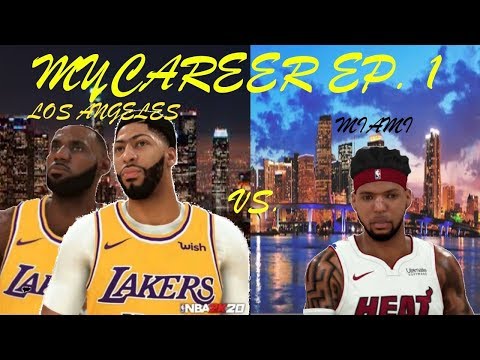 LEBRON'S CHEESING!!! NBA 2k20 MYCAREER EP. 1