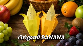 BANANA🍌- Easy Origami Tutorial | Step-by-Step Paper Folding
