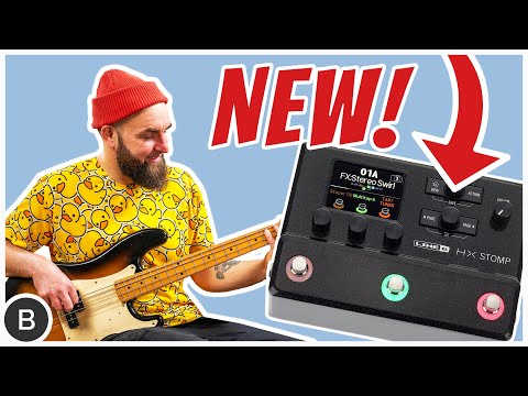 CRAZY LINE 6 HX STOMP BASS SOUNDS !!