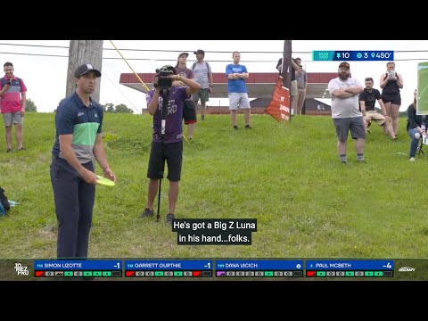 He PARKED it with a PUTTER (450ft 137m)