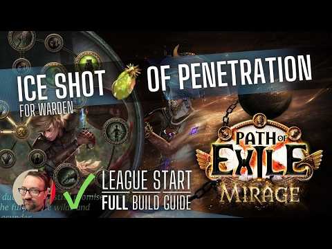 [PoE 3.28] Cold Convert Ice Shot of Penetration Warden - FULL GUIDE (and my league starter)