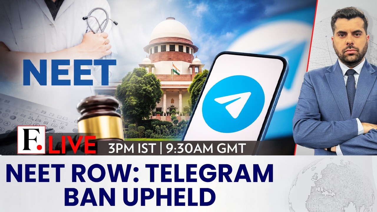 LIVE | NEET Re-Test: India Telegram Ban Stays as Delhi Court Backs Centre's Move | Firstpost
