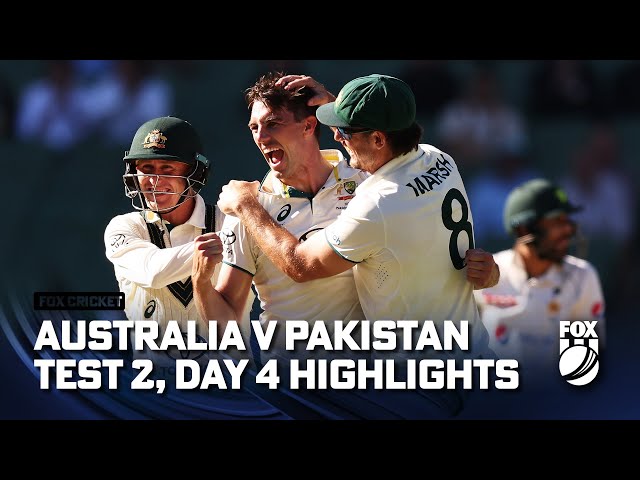 Australia v Pakistan – Second Test, Day 4 Highlights I 29/12/23 I Fox Cricket