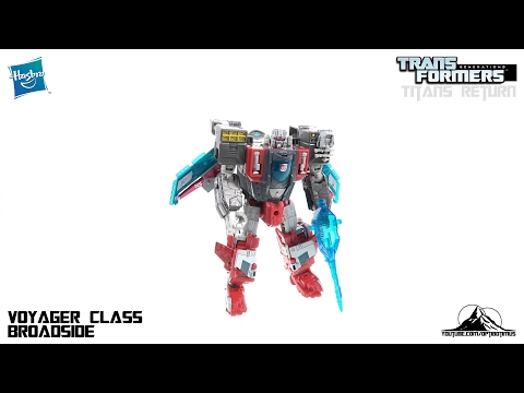 Optibotimus Reviews:  Transformers Titans Return Voyager Class BROADSIDE