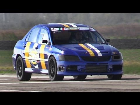 10-Seconds Mitsubishi Lancer Evo VIII & Evo IX - 1/4 Mile Accelerations & Drag Racing