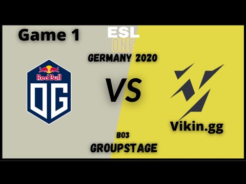 OG vs Vikin.gg Game1 |BO3| - ESL ONE Germany 2020 GroupStage Dota 2 Highlights!