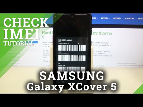 How to Check IMEI and Serial Number in SAMSUNG Galaxy XCover 5 – Find IMEI and SN