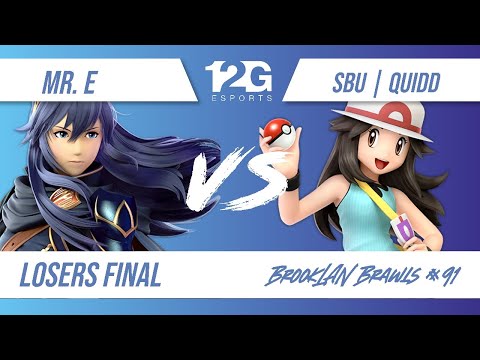 BrookLAN Brawls 91 - Mr. E (Lucina) v. SBU | Quidd (Pokemon Trainer) - Losers Final