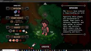 Character Creation - Appearance Menu