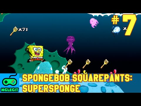SpongeBob SquarePants SuperSponge Walkthrough Part 7 - Acrid Air Pockets (PS1) (No Commentary)