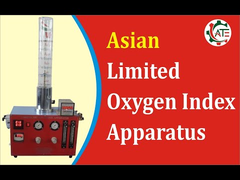 Oxygen Index Apparatus For Rubber Testing
