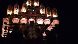 preview picture of video '秋の高山祭り　5/6宵祭り曳き廻し　The Takayama Festival in autumn 2011/JAPAN'