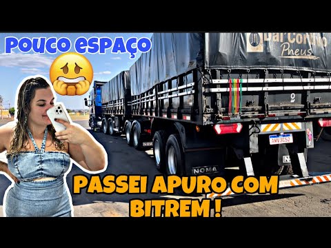 DESCARGA DO FARELO REFUGADO, PASSEI APURO! POUCO ESPAÇO PARA MANOBRAR BITREM EM PARANAGUÁ 🤫😬