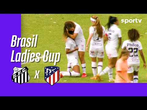 Gols e lances de Santos x Atlético de Madri