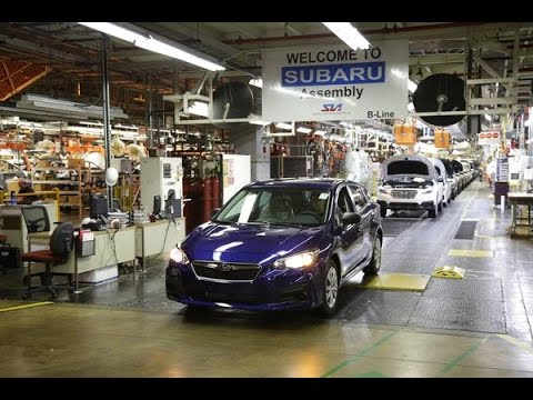 First American-Built Subaru Impreza built in Subaru of Indiana Automotive Plant