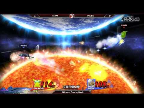 Versus Weekly 6/18/15 - Winners Qtrs - ESAM (Pikachu) vs. Phuzix (Sheik) - Smash 4