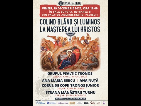 🔴 LIVE ✨ Concert colinde COLIND BLÂND ȘI LUMINOS LA NAȘTEREA LUI HRISTOS ✨