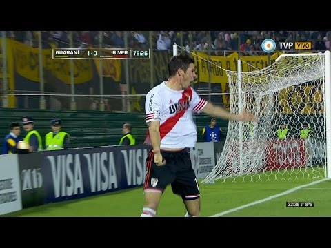 Gol de Alario. Guaraní 1 - River 1 | Copa Libertadores 2015 - Semifinal (vuelta)