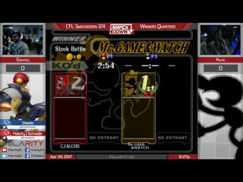 CFL Smackdown 124 Melee - Gahtzu (Falcon) vs Kuya (GnW) - Winners Quarters