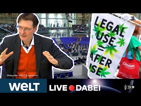 CANNABUIS-LEGALISIERUNG: Bundestag entscheidet über Lauterbachs Freigabe-Gesetz I WELT STREAM