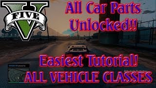 GTA 5-How to Unlock All Car Upgrades ONLINE Easily!