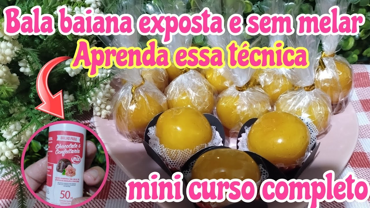 Aprenda o segredo para deixar sua bala baiana exposta e sem melar 😲😱 Dica de ouro revelada 🤑